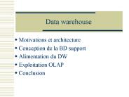 Data warehouse