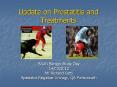 Update on Prostatitis and Treatments PowerPoint PPT Presentation