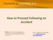 How to Proceed Following an Accident