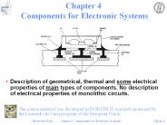 Chapter 4 Components for Electronic Systems