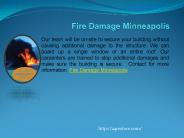 Fire damage Minneapolis