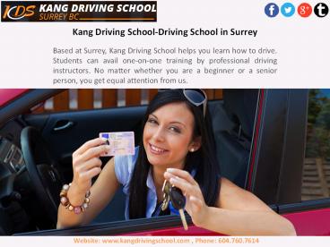 Get Training at the Best Driving School in Surrey!