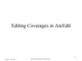 Editing Coverages in ArcEdit PowerPoint PPT Presentation