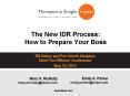 The New IDR Process: How to Prepare Your Boss PowerPoint PPT Presentation