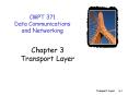 Chapter 3 Transport Layer PowerPoint PPT Presentation
