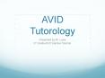 AVID Tutorology PowerPoint PPT Presentation