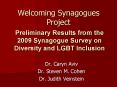 Welcoming Synagogues Project PowerPoint PPT Presentation