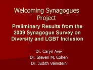 Welcoming Synagogues Project