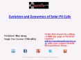 Worldwide Solar PV Cells Industry Trends, Costs and Prospects PowerPoint PPT Presentation