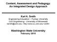 Content, Assessment and Pedagogy: An Integrated Design Approach PowerPoint PPT Presentation