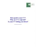 How good is your CV? PowerPoint PPT Presentation