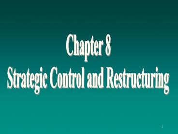 Chapters 1 and 2