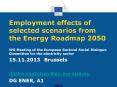 Employment effects of selected scenarios from the Energy Roadmap 2050 PowerPoint PPT Presentation