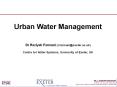 Urban Water Management PowerPoint PPT Presentation