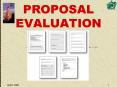 PROPOSAL EVALUATION PowerPoint PPT Presentation