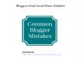Bloggers Must Avoid These Mistakes PowerPoint PPT Presentation