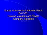 Equity Instruments