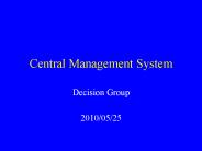 Central Management System