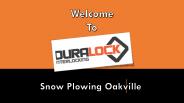Snow Plowing in Oakville