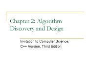 Chapter 2: Algorithm Discovery and Design