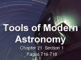 Tools of Modern Astronomy PowerPoint PPT Presentation
