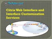 Custom citrix web interface