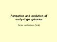 Formation and evolution of early-type galaxies PowerPoint PPT Presentation