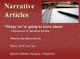 Narrative Articles PowerPoint PPT Presentation