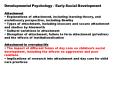 Developmental Psychology - Early Social Development PowerPoint PPT Presentation