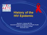 History of the HIV Epidemic
