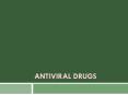 Antiviral Drugs PowerPoint PPT Presentation