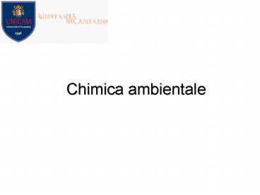 Chimica ambientale
