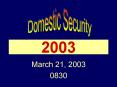 March 21, 2003 PowerPoint PPT Presentation