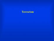 Terrorism