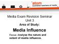 Media Exam Revision Seminar Unit 3 PowerPoint PPT Presentation