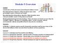Module 5 Overview PowerPoint PPT Presentation