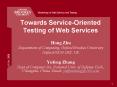 Towards Service-Oriented Testing of Web Services PowerPoint PPT Presentation