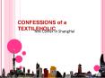 CONFESSIONS of a TEXTILEHOLIC