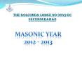 The Golconda Lodge No 3249 EC          Secunderabad PowerPoint PPT Presentation
