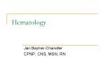 Hematology PowerPoint PPT Presentation