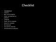 Checklist PowerPoint PPT Presentation