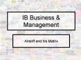 IB Business PowerPoint PPT Presentation