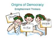 Origins of Democracy