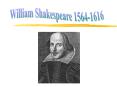 William Shakespeare PowerPoint PPT Presentation