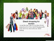 Diwali shopping for women