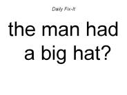 Daily Fix-It