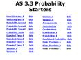 AS 3.3 Probability Starters PowerPoint PPT Presentation