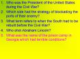 Who was the President of the United States during the Civil War? PowerPoint PPT Presentation