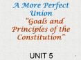 A More Perfect Union        PowerPoint PPT Presentation
