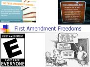 First Amendment Freedoms